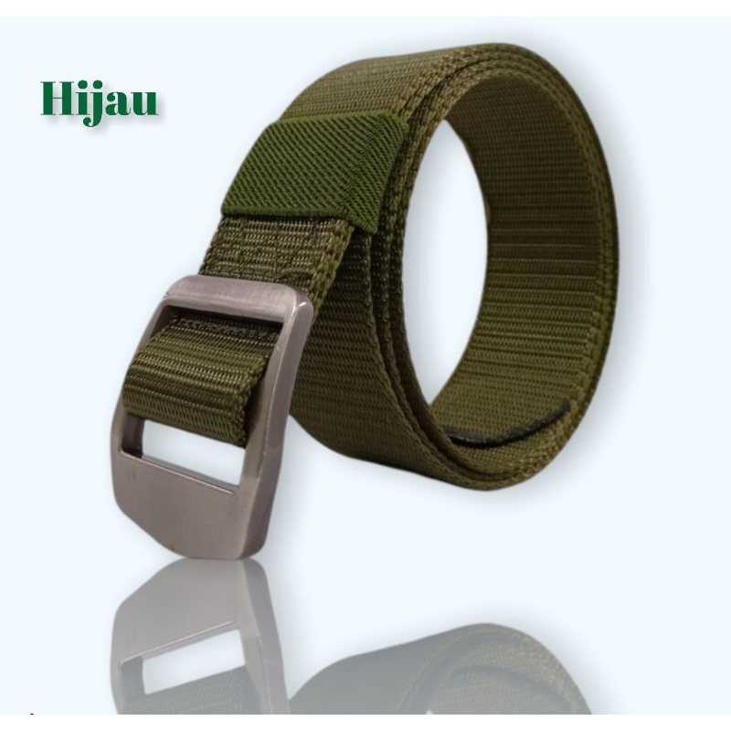 Ikat pinggang nylon kanvas tactical | Sabuk pria casual