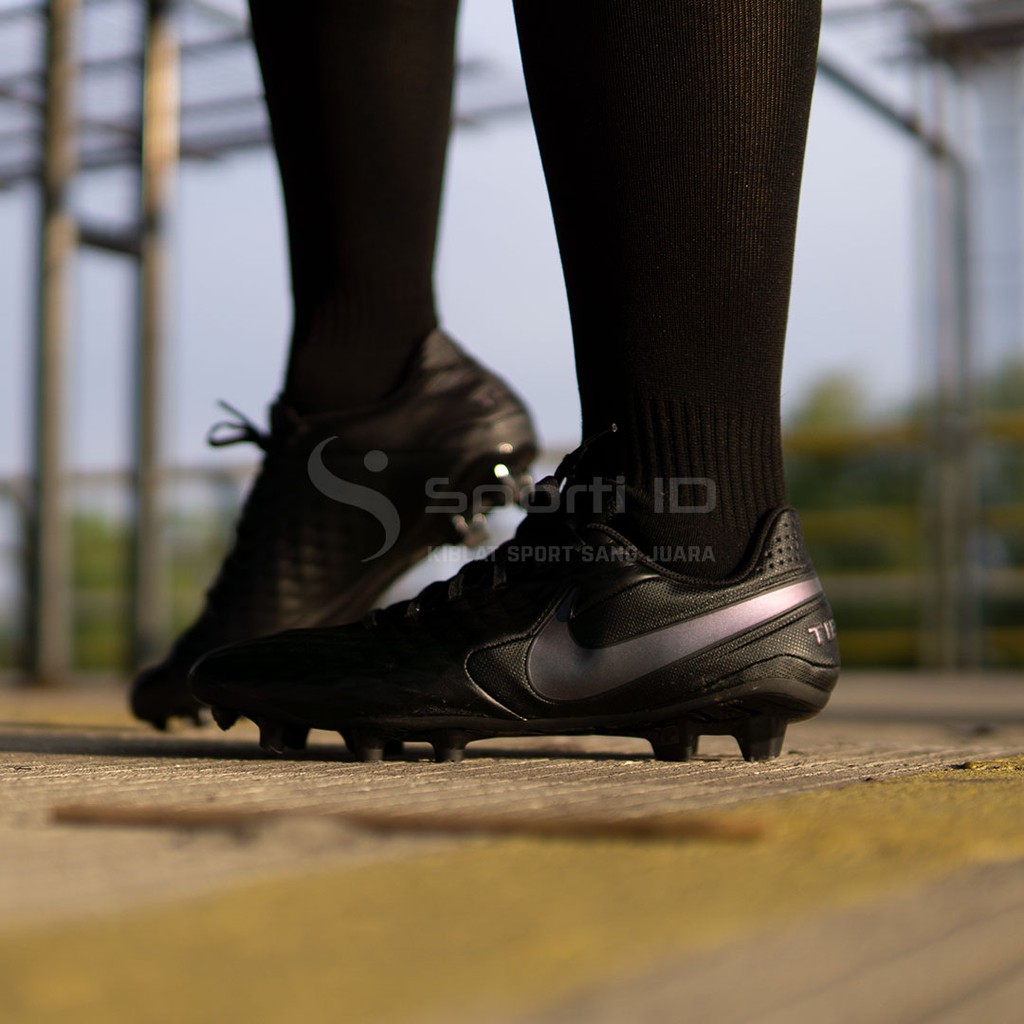 Sepatu Bola Nike Tiempo Legend 8 Academy FG/MG - All Black AT5292-010 Original | Nike Tiempo
