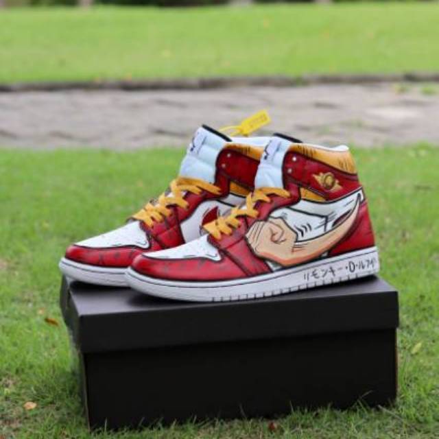 Jordan Retro 1 custom onepiece gomu