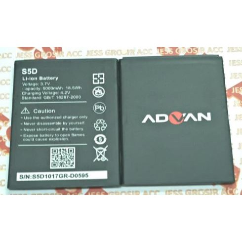 Battery Batre Baterai ADVAN Vandroid S5D , S-5D , S 5D