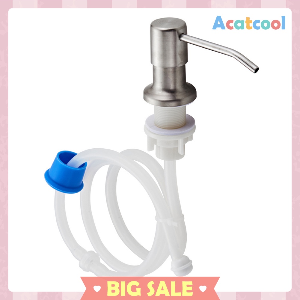 Stainless Steel Soap Dispenser Extension Tube Kit for Kitchen Sink Pump