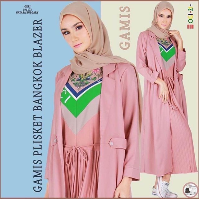 Gamis Plisket Bangkok Blazer