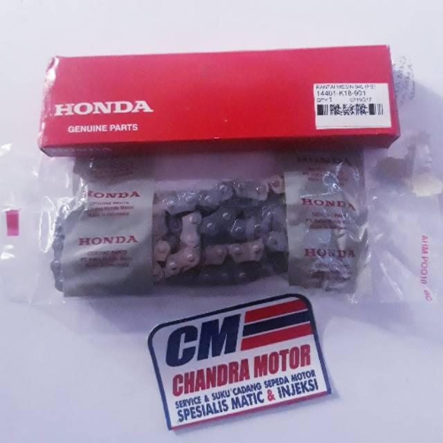 Rantai mesin keteng verza fi megapro mono monoshock 14401-K18-901 original HONDA AHM