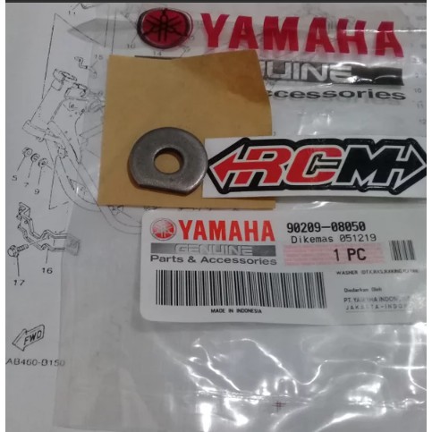 WASHER RING RANGKA MESIN RXKING RX KING RXS RX100 ORI ORIGINAL YAMAHA YGP ASLI 90209-08050