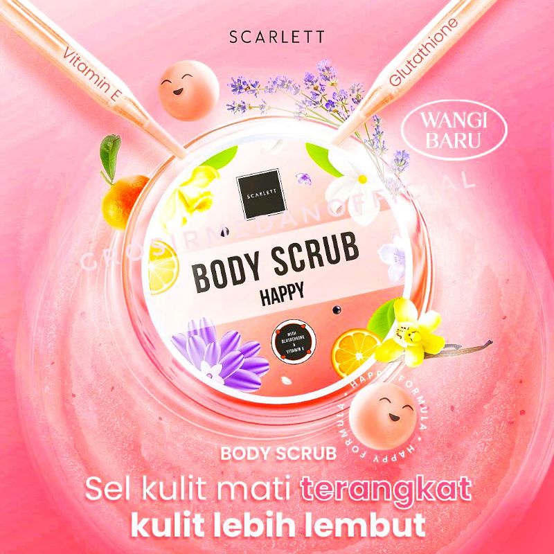 SCARLETT HAPPY SERIES - SCARLET WHITENING BRIGHTENING HAPPY TERBARU!