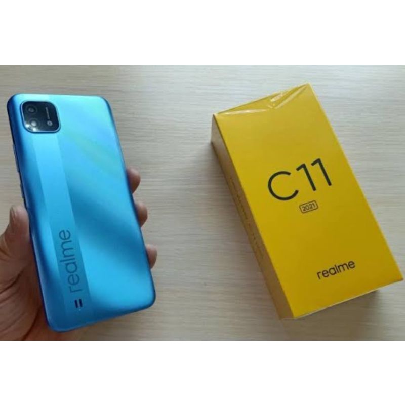 HP BARU REALME C11 2021 RAM 2GB 4GB/32GB 64GB  GARANSI RESMI ORIGINAL HARGA TERMURAH-C11(2021) 4/64 BLUE