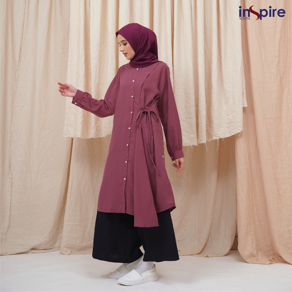 TERBARU BAJU ATASAN TUNIK INSPIRE ITU 071 MAGENTA / BAJU ATASAN TUNIK ITU 71 MAGENTA / BAJU TUNIK WA