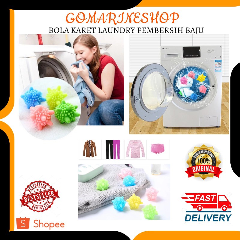 Gomarineshop Bola Karet Pencuci Baju Bola Laundry Gomarineshop Bola Karet Pencuci Baju Bola Laundry