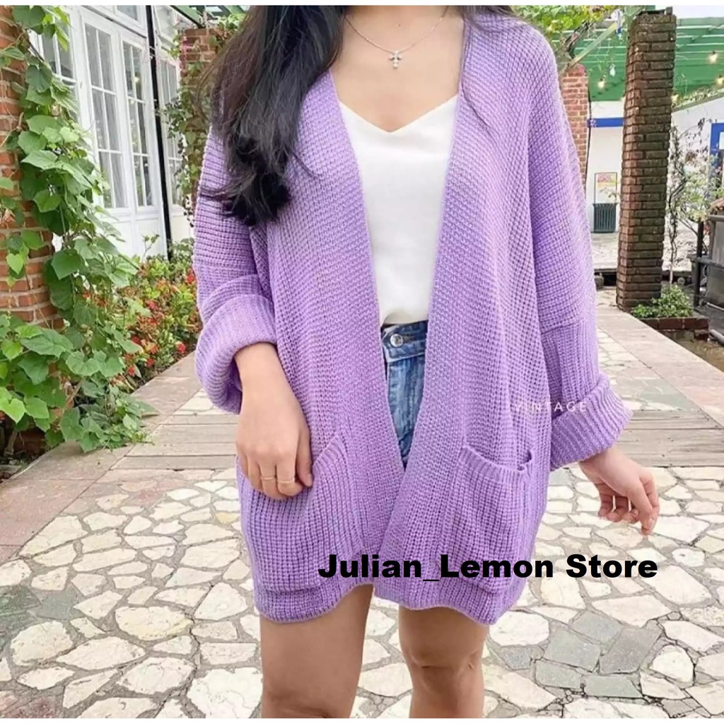 4XL- 5XL Cardigan Rajut Jumbo Premium/ Cardigan Rajut Oversize/ Outer Jumbo Big Size/ Rajut Murah-4