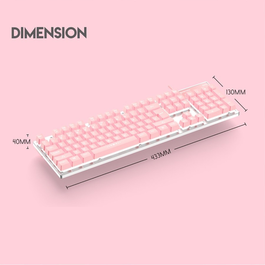 Fantech K613L Fighter II - Sakura Lite Edition - RGB Gaming Keyboard