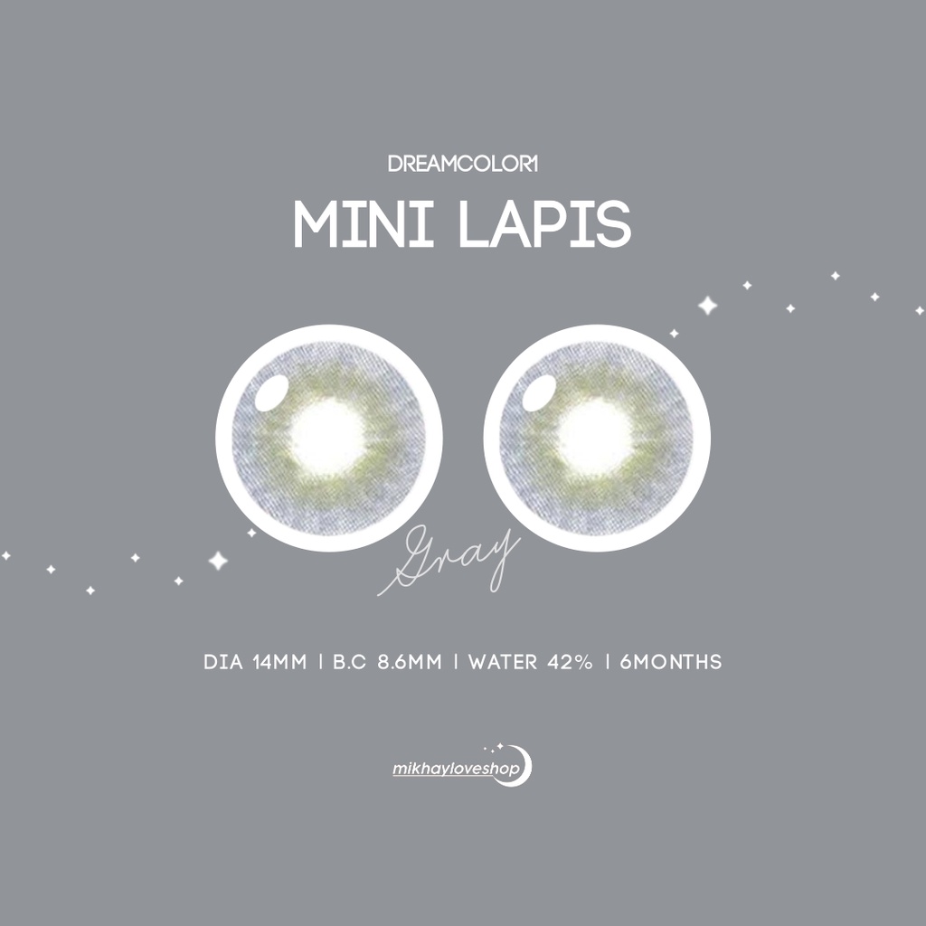 Softlens Lapis Gray (Grey) | Dreamcolor1 [Mikhayloveshop]