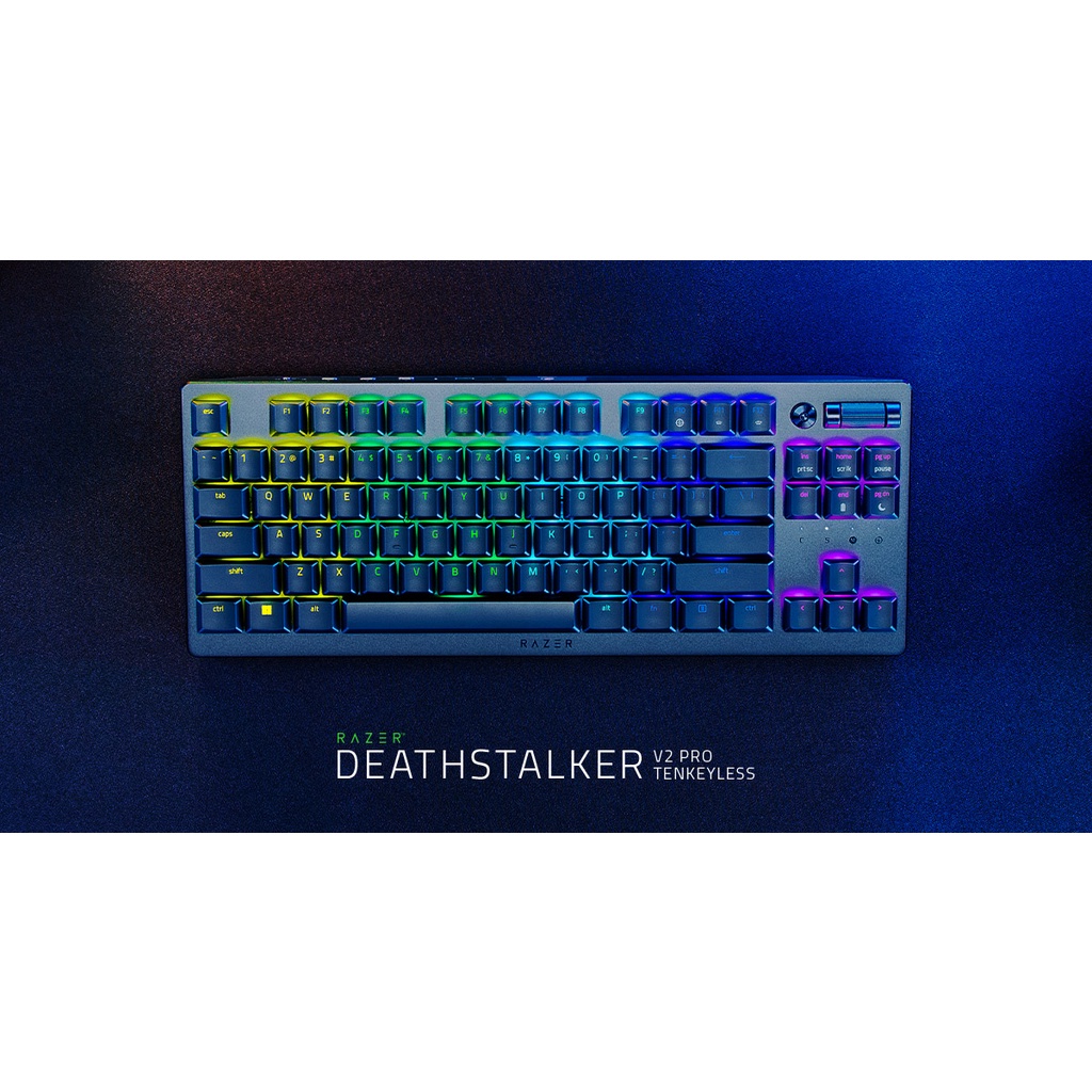 Razer Deathstalker V2 Pro Tenkeyless TKL Low Profile Wireless Keyboard