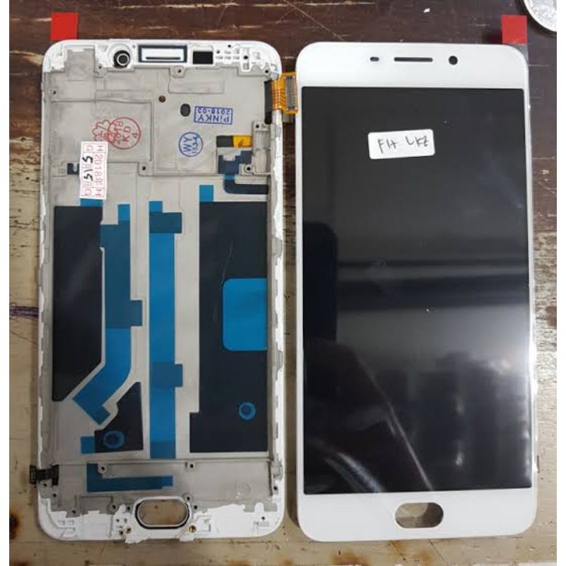 lcd fulset plus frame oppo f1+ f1plus r9