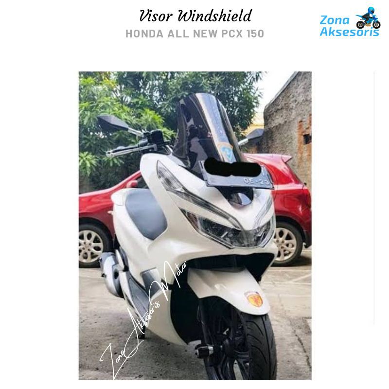 windshield pcx lokal flyscreen visor tinggi pcx150