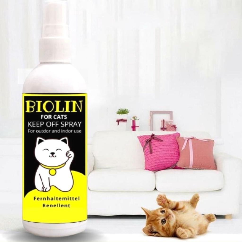 Pencegah Pengusir Pengendali Kucing CAT REPELLENT Bahan Alami Aman Tinggal Spray FEZONE