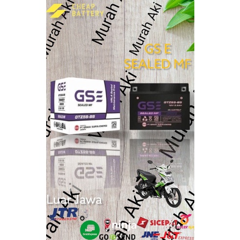 Aki Motor Suzuki Skywave Gtz5s GS E Aki Kering MF