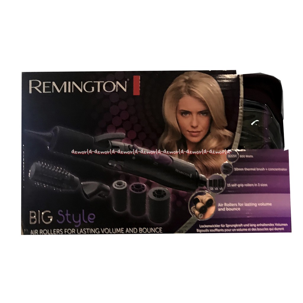 Remington Big Style Air Rollers Catokan Untuk Membuat Rambut Bervolume Original