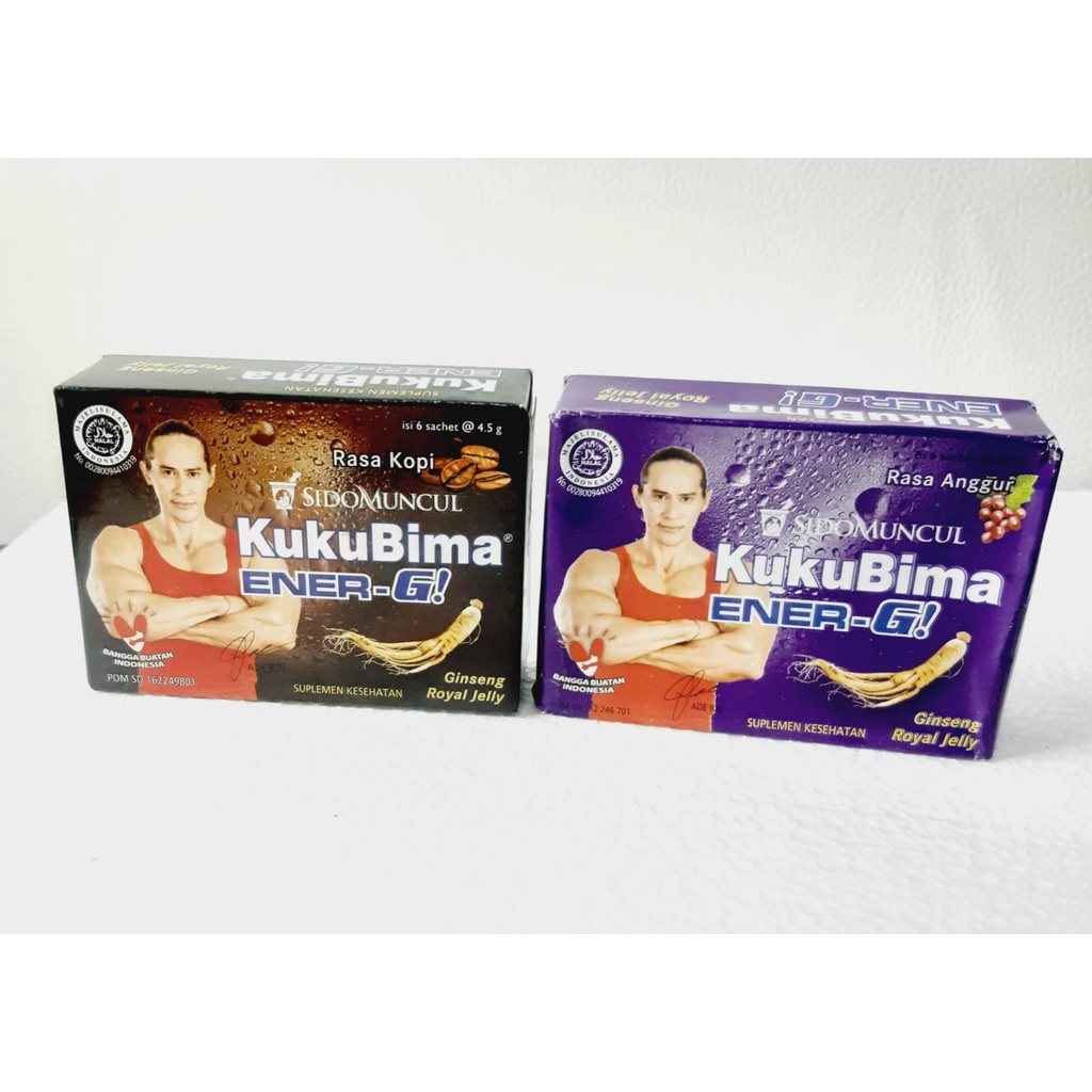 KUKU BIMA ENERGI SUPLEMENT SIDO MUNCUL RASA ANGGUR DAN KOPI ISI 6 SACHET