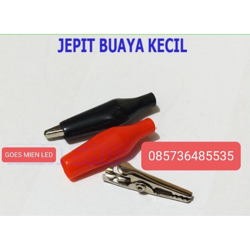 jepit buaya / jepit aki kecil per 10 set