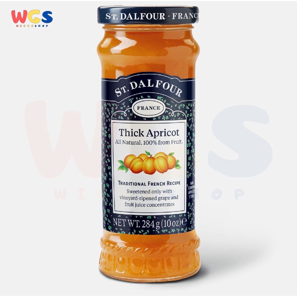 Selai St. Dalfour Thick Apricot Fruit Spread 284 gr