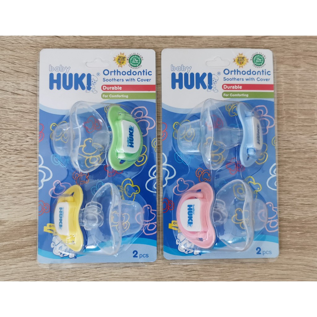 Baby Huki Orthodentic Soothers / Empeng Silicone isi 2 pcs - CI0162