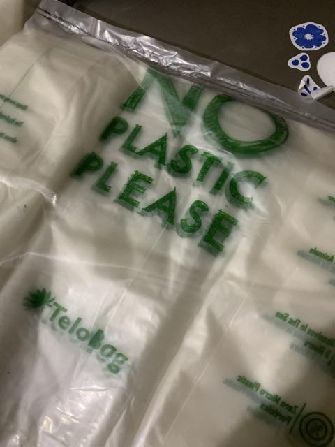 Teloroll 30x45cm (kaps 2kg) Kantong Ramah Lingkungan Singkong