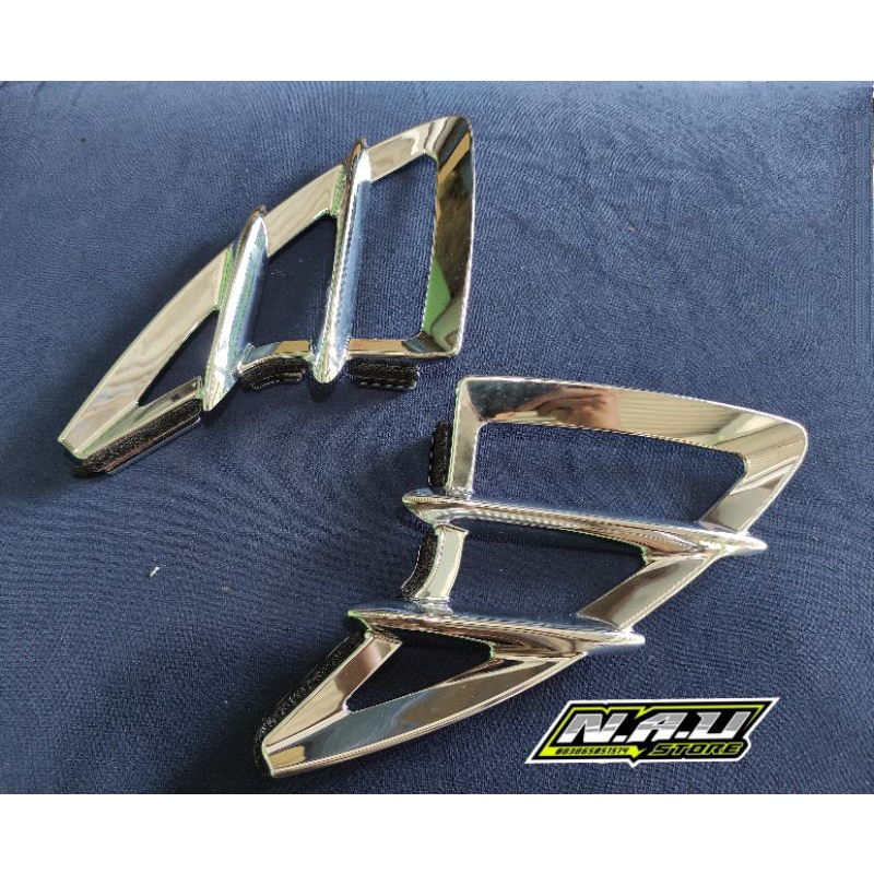 Garnis Sayap Satria Fu Facelift ORI SGP (Suzuki Gunuine Parts) Crom