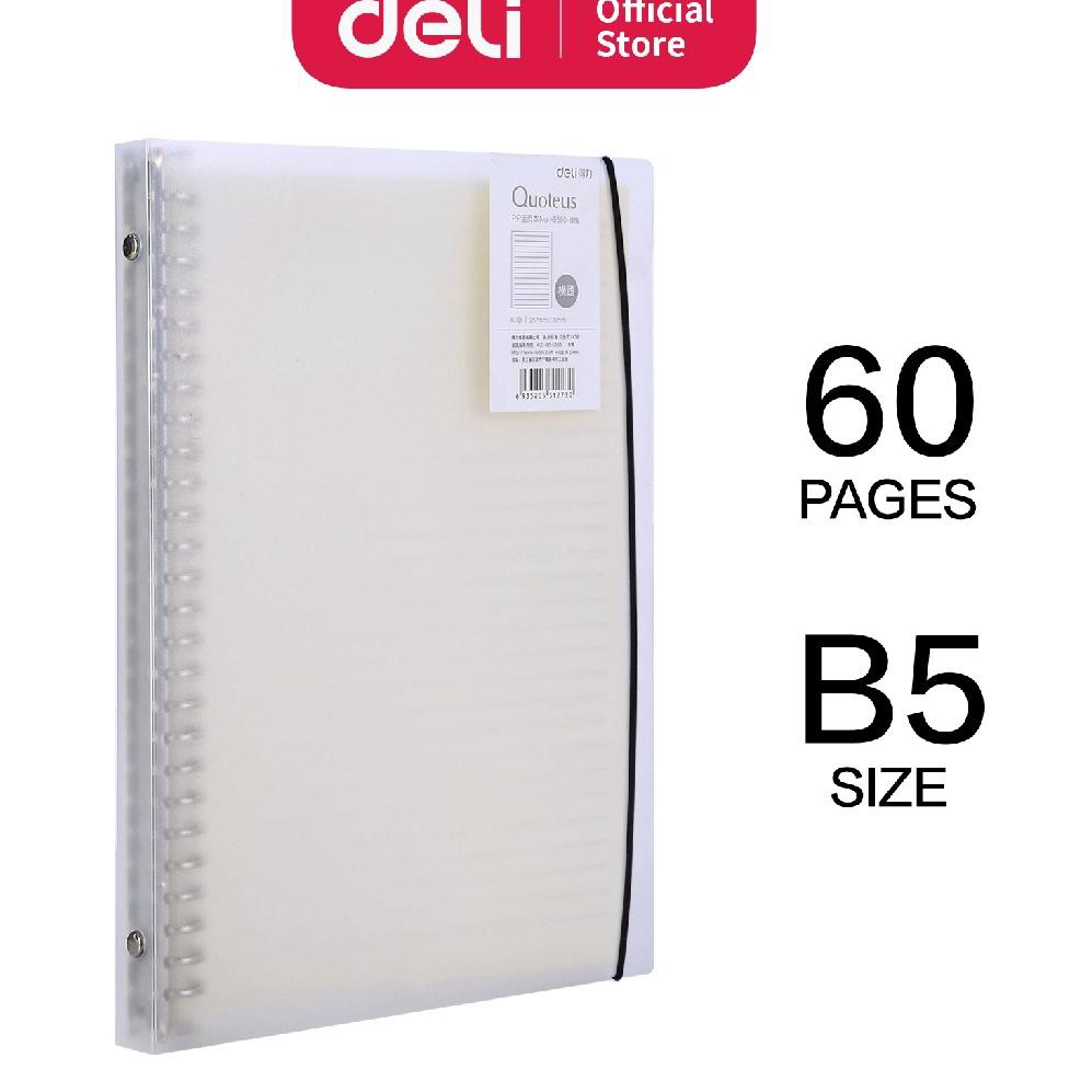 

N3w Pr0duct Deli Loose-Leaf Buku Notebook B5 60 lembar HB560 C0de@g1s5 Ho0t