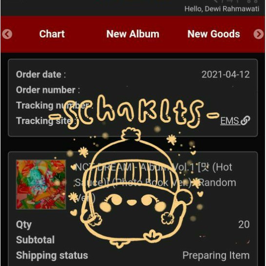 PO Album NCT Dream 1st Album Hot Sauce