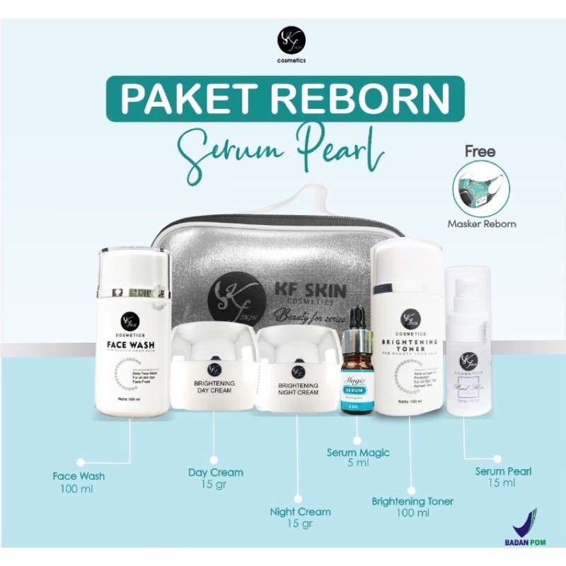 Paket Reborn Serum pearl KF Skin