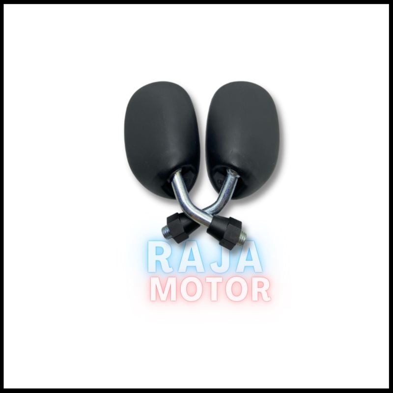Spion Motor / Kaca Spion Oval Motor Honda yamaha Mini Kecil tanggung Motor Vario Supra Beat Universa