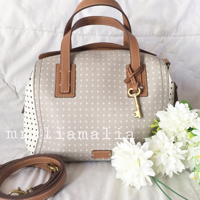 Fossil preloved emma satchel