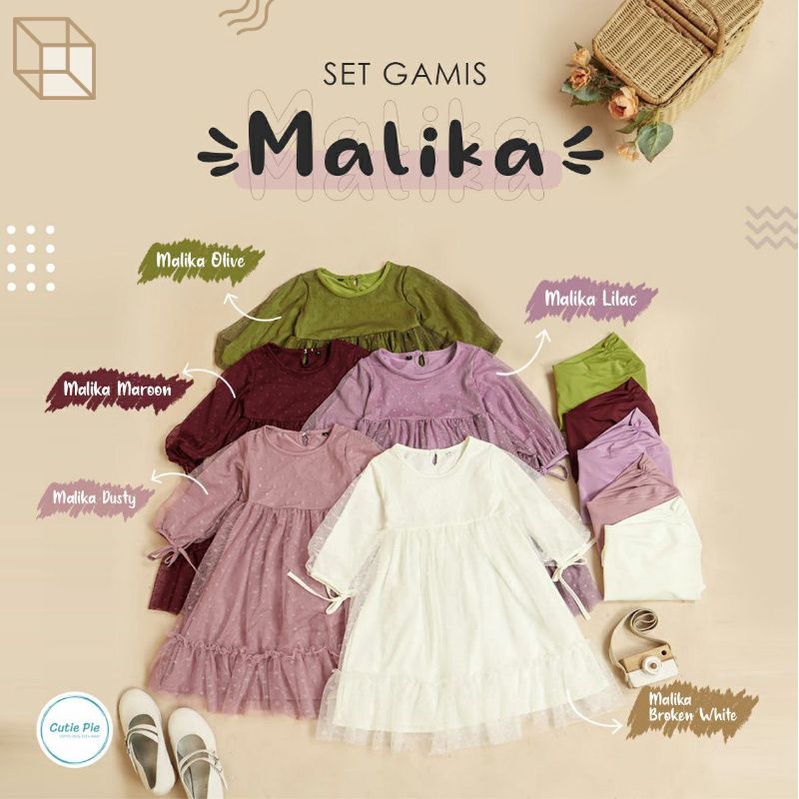 GAMIS MALIKA CUTIE PIE, GAMIS ANAK TILE, GAMIS NEWBORN-9 th