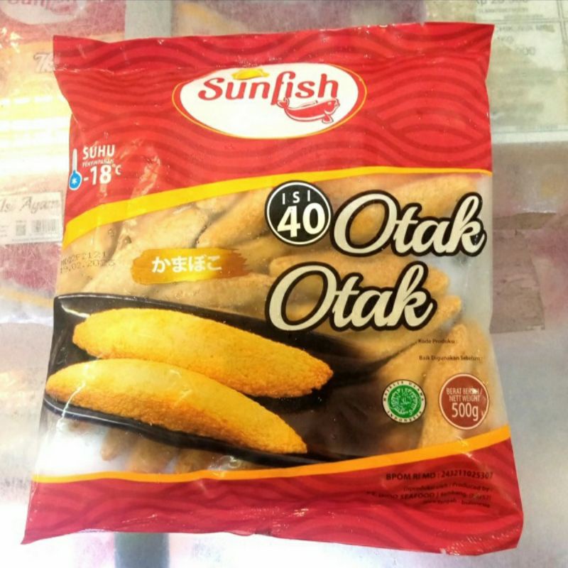 

Sunfish Otak Otak Ikan 500Gr Isi 40