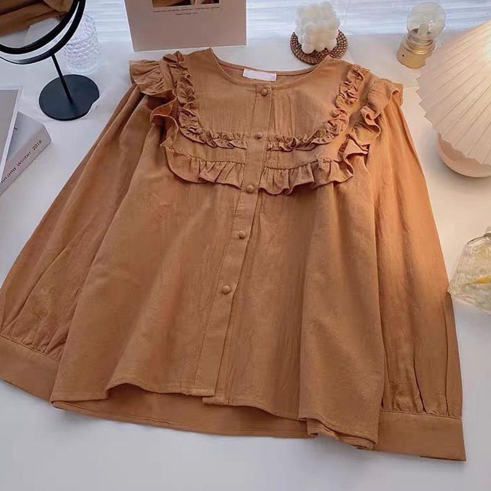 BLOUSE CRINCLE / CILA BLOUSE / BLOUSE WANITA / BLUS KOREAN STYLE –WRP.10Jn22n