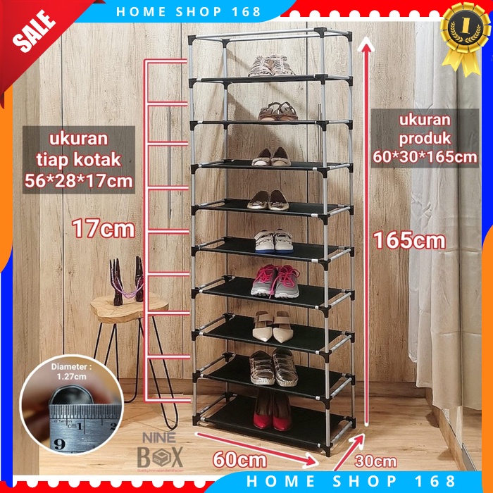 TK 066 RAK SEPATU 10 TINGKAT/RAK SEPATU 10 SUSUN/RAK SEPATU SUSUN/RAK SUSUN/RAK PORTABLE