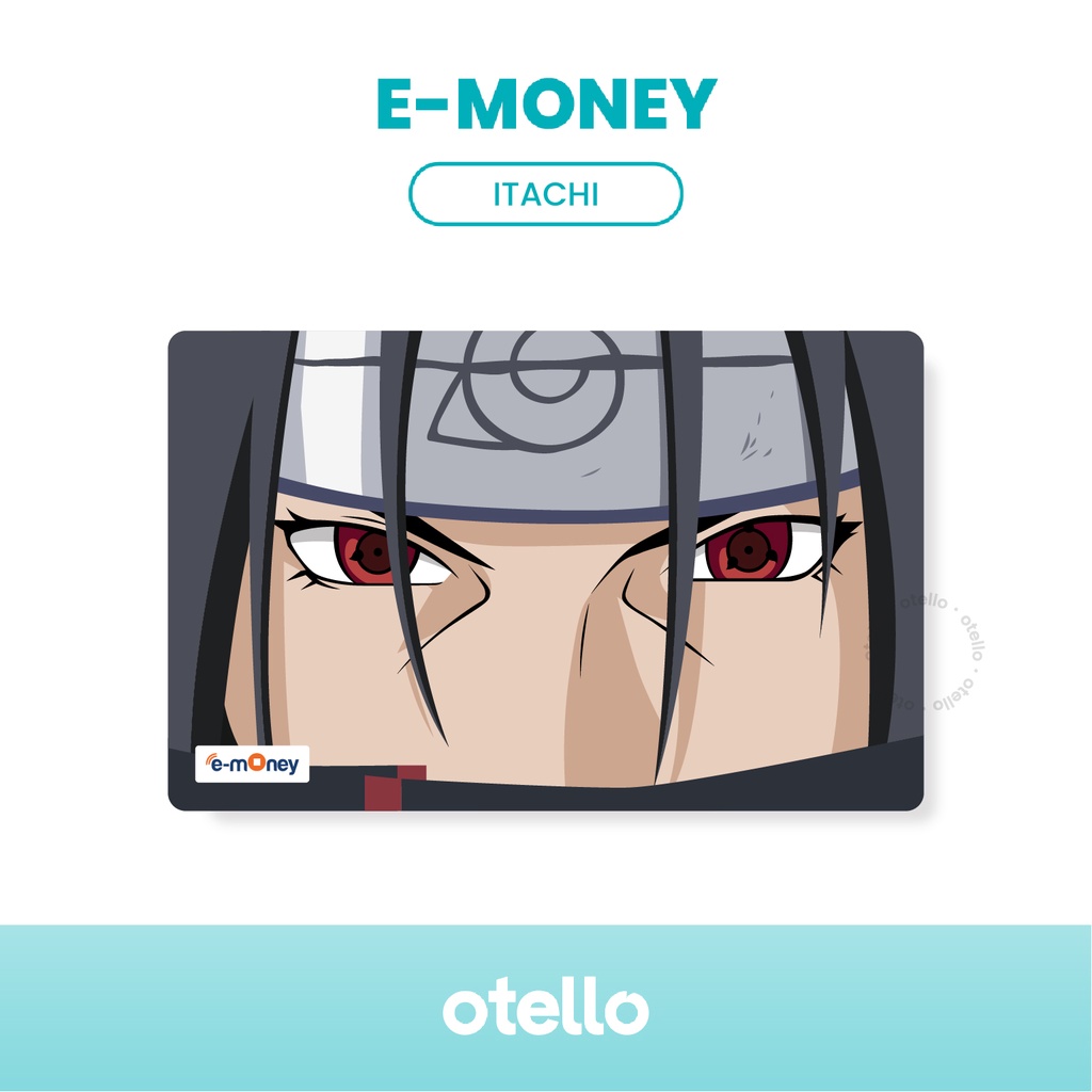 Kartu eMoney Naruto Itachi Obito Pain e-Money Card Anime Jepang eToll Mandiri