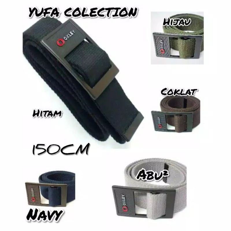 IKAT PINGGANG PRIA WANITA KANVAS TACTICAL 031 150CM