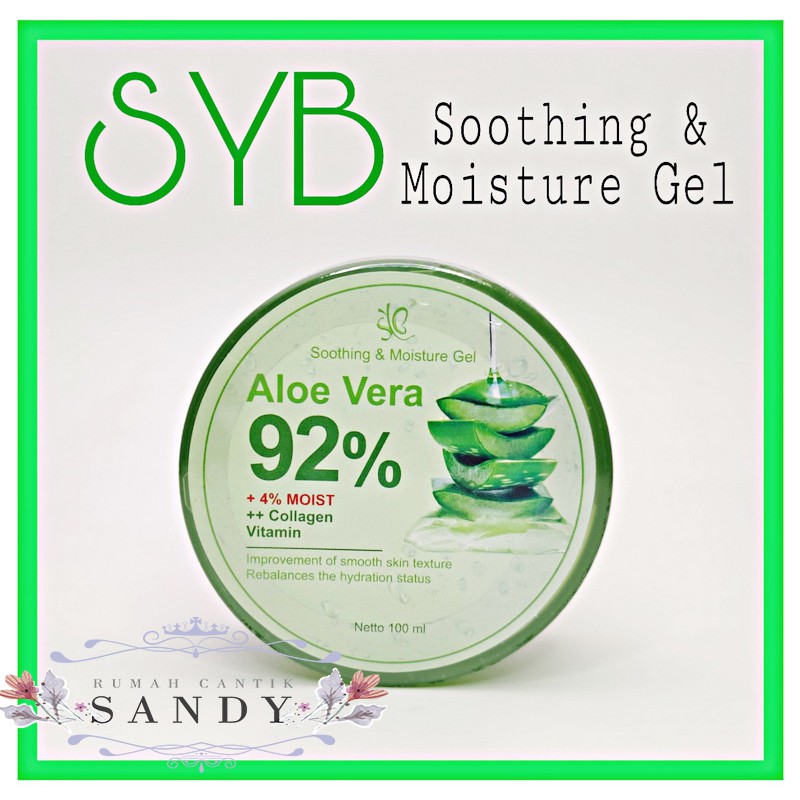 [ SYB ] Soothing &amp; Moisture Gel Aloe Vera 92 %+ Moist &amp; Collagen Vit C