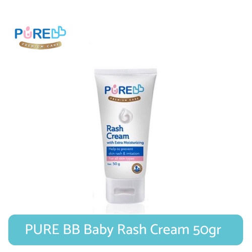 Pure Baby Rash Cream 50gr - Krim untuk Ruam dan Iritasi pada Bayi