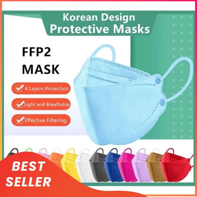 Masker Kf94 Earloop Korea Evo 4D Convect Disposable 1Pack Isi 10Pcs