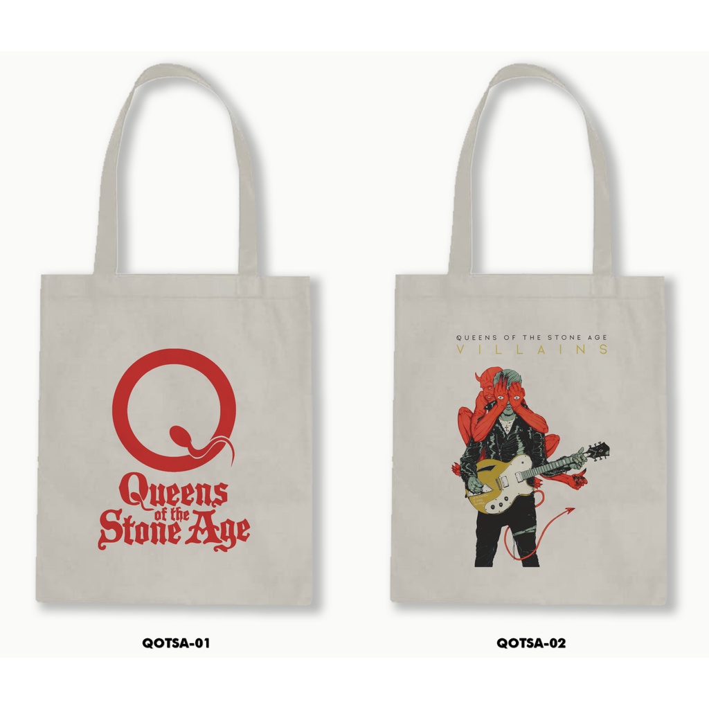 TOTE BAG BLACU - QOTSA/QUEENS OF THE STONE AGE