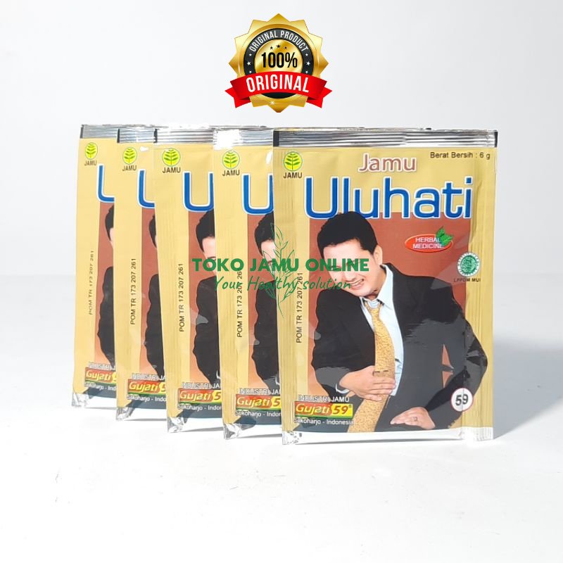 

Jamu Ulu Hati Gujati 59 - Meredakan Perut Kembung dan Mual (Isi 10 Sachet)