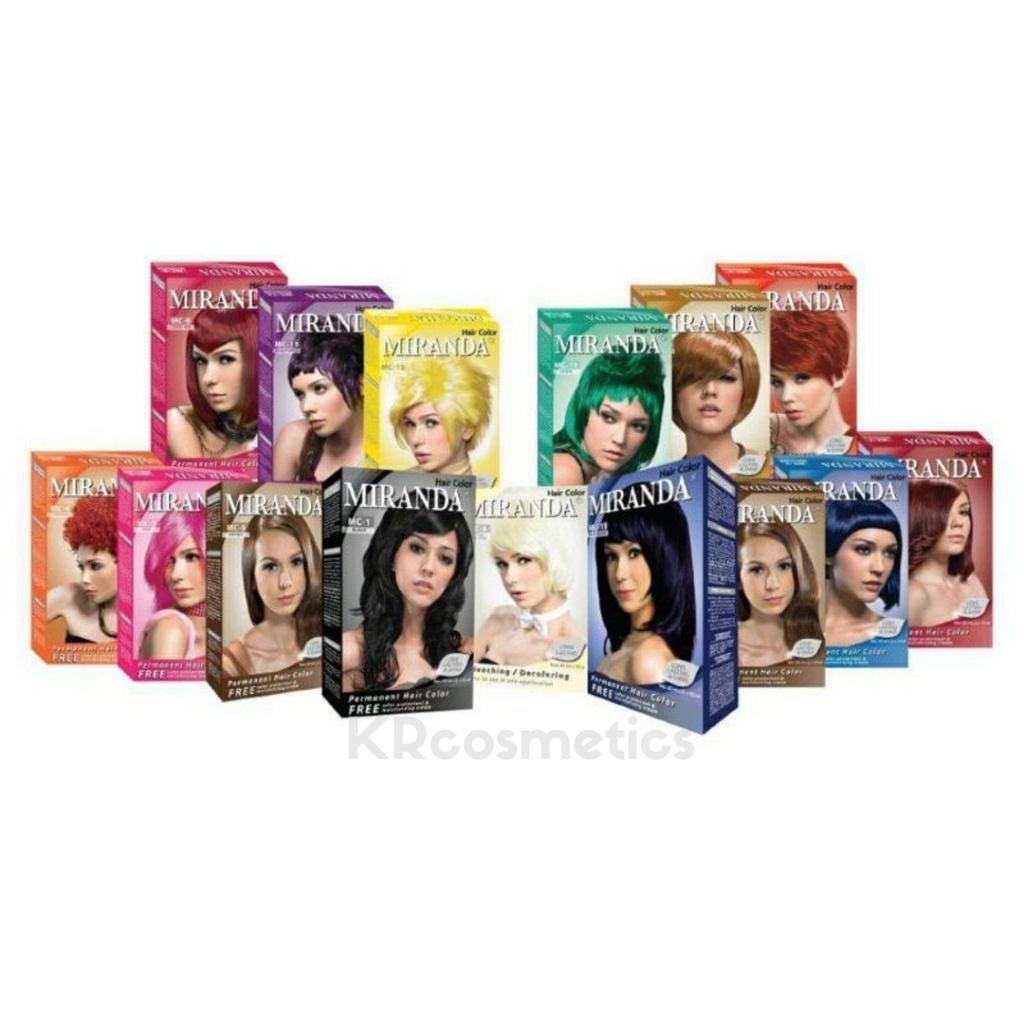 Miranda Hair Color/Cat rambut /Pewarna Rambut 30ml - pikok rambut miranda