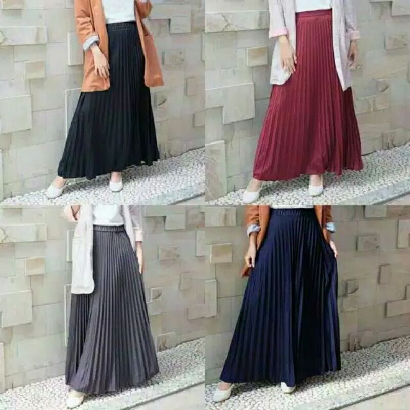 Rok plisket mayung termurah