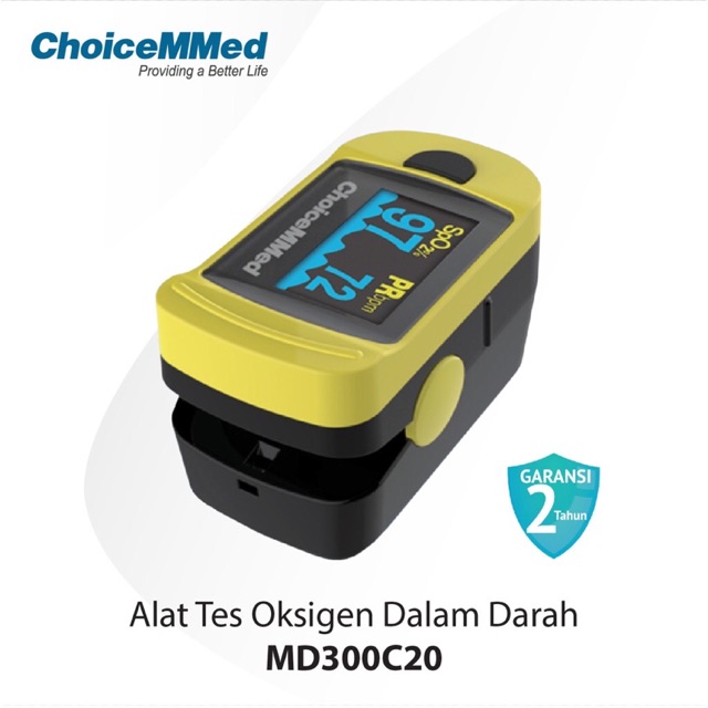 Oximeter ChoiceMMed MD300C20/Pulse Oxymetri/Saturasi Oksigen