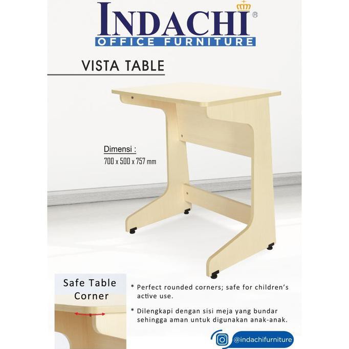 Kursi Dan Meja Belajar Anak Indachi Vista Set (Murah, Modern, Nyaman) Fipistore90
