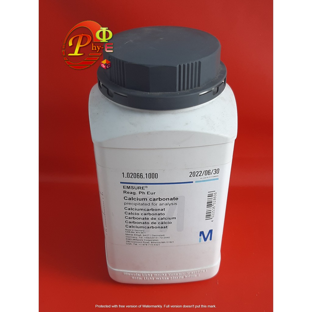 Calcium Carbonate Merck / Kalsium Karbonat / CaCO3 Per 5 gram