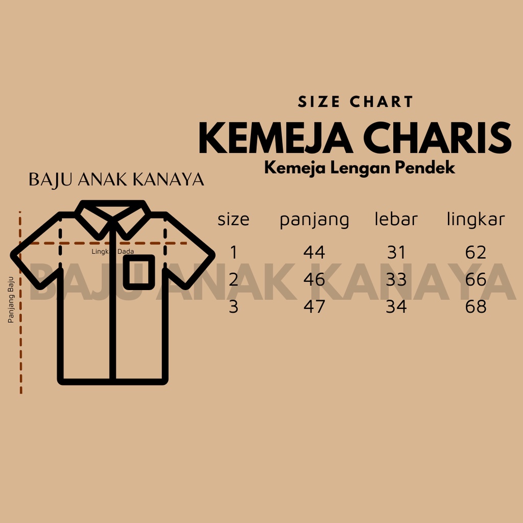 2-5TH KEMEJA FLANEL ANAK CHARIS KEMEJA ANAK LAKI-LAKI LENGAN PENDEK