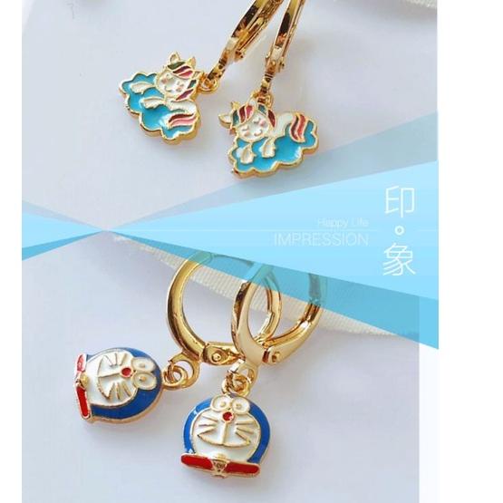 Terpercaya Anting Tusuk Xuping Anak Lapis Emas Anting Emas Karakter Lucu